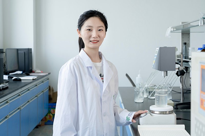 Scientists working in high-tech laboratory