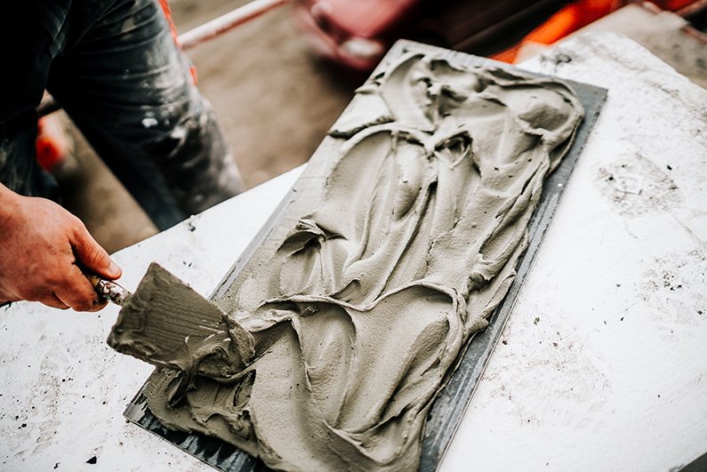 Tile Adhesive Application