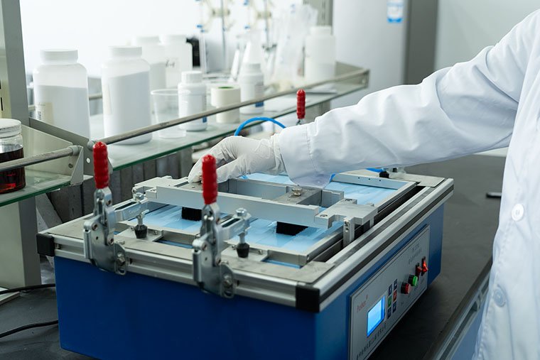 Modern industrial plant and lab