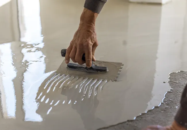 Self-Leveling Concrete